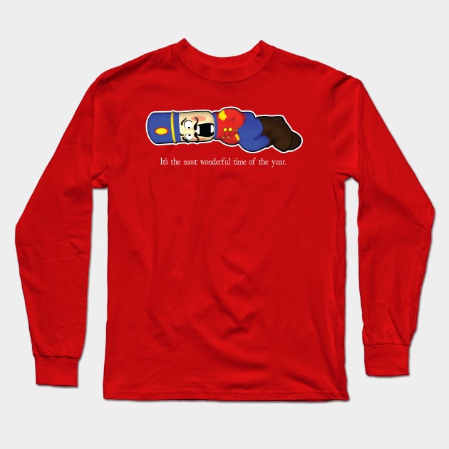 It's The Most Wonderful Time Of The Year. Long Sleeve T-Shirt by Rabassa